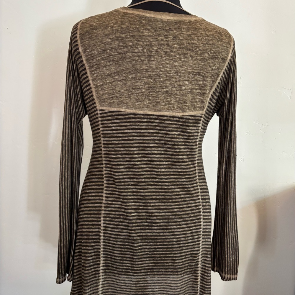 Chic Long Sleeve Olive Hue Tunic Top